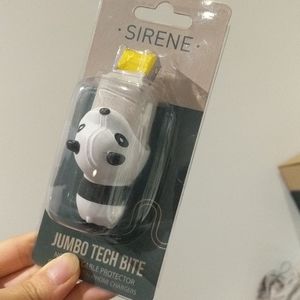 Jumbo Tech Bite Panda | novelty cable protector